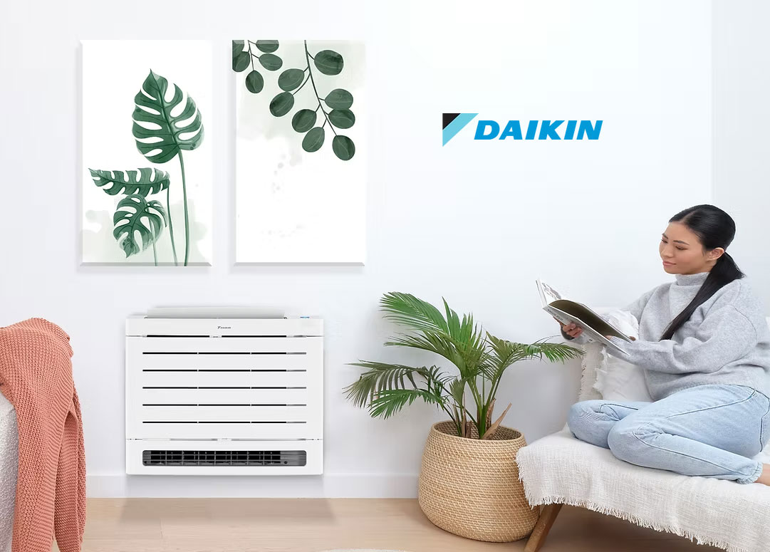 Standing floor air conditioning unit Daikin available from Align Air, Brisbane Logan